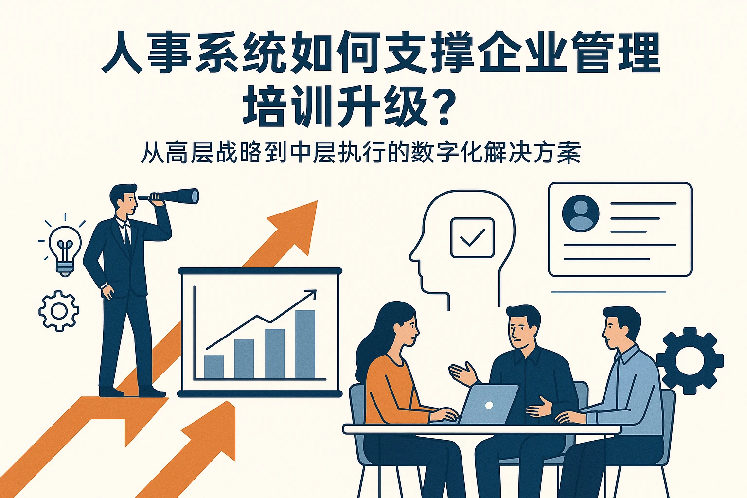 人事系统如何支撑企业管理培训升级？从高层战略到中层执行的数字化解决方案