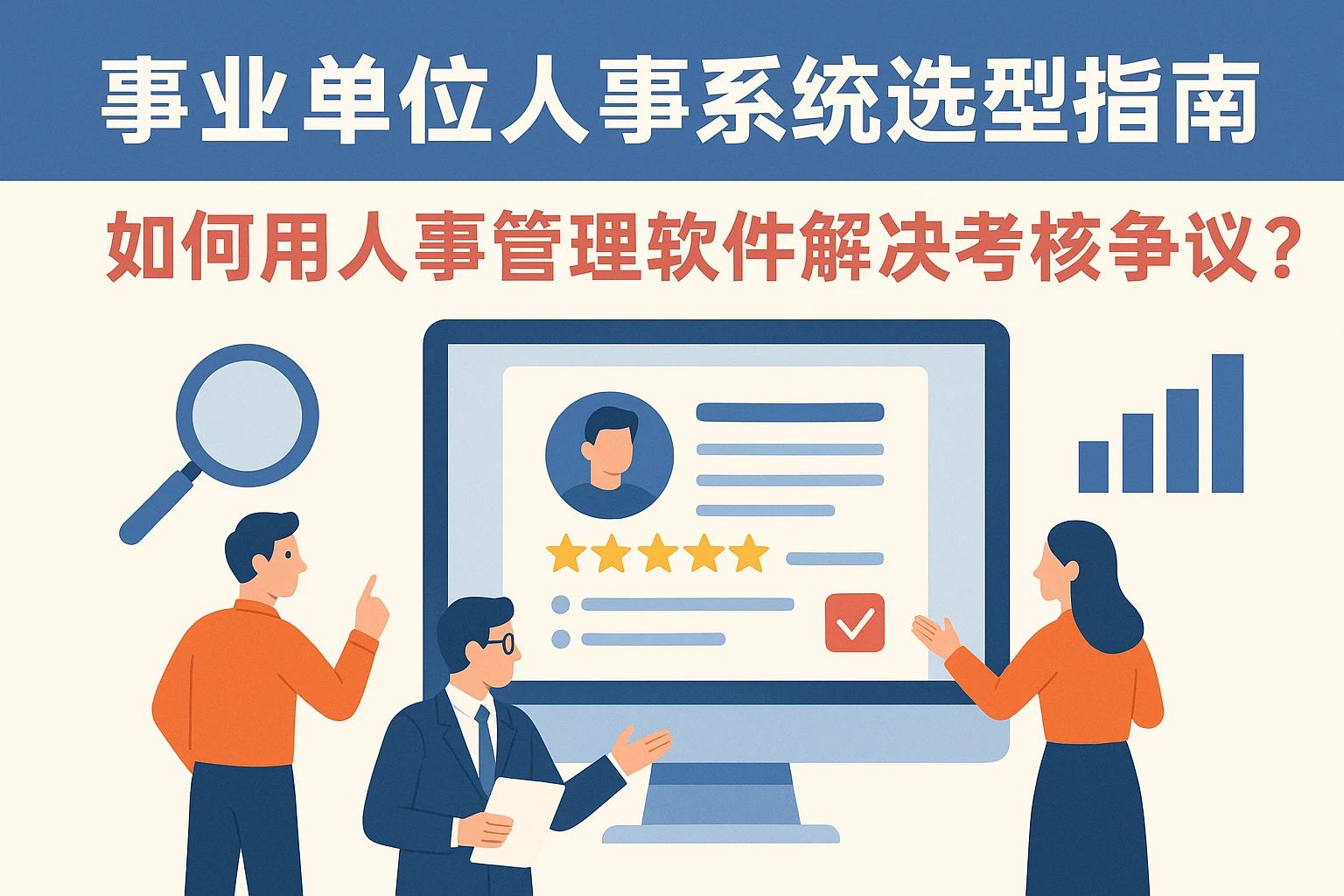 事业单位人事系统选型指南:如何用人事管理软件解决考核争议?