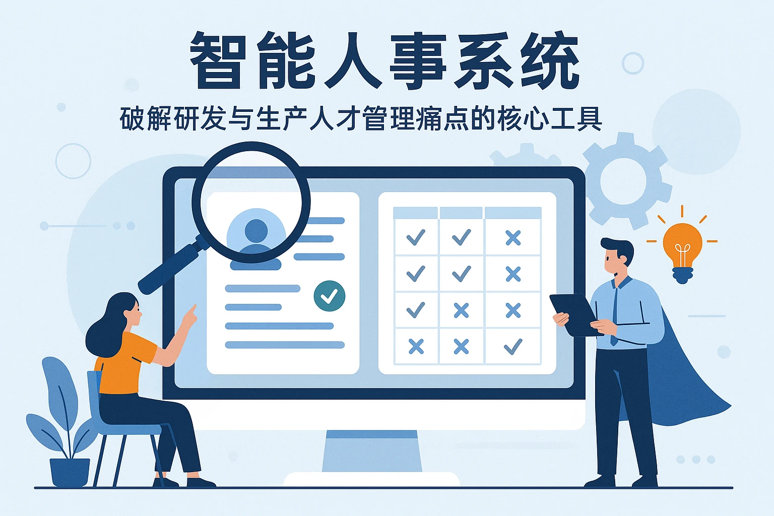 智能人事系统：破解研发与生产人才管理痛点的核心工具