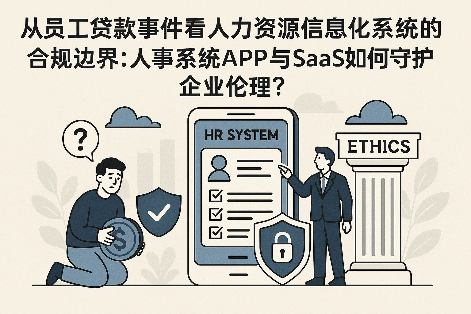 从员工贷款事件看人力资源信息化系统的合规边界:人事系统APP与SaaS如何守护企业伦理?