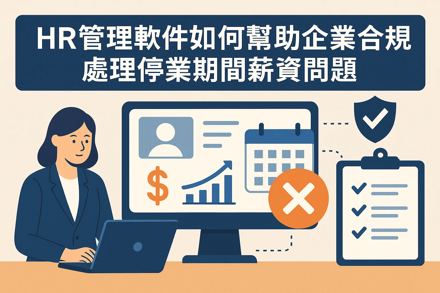 HR管理软件如何帮助企业合规处理停业期间薪资问题