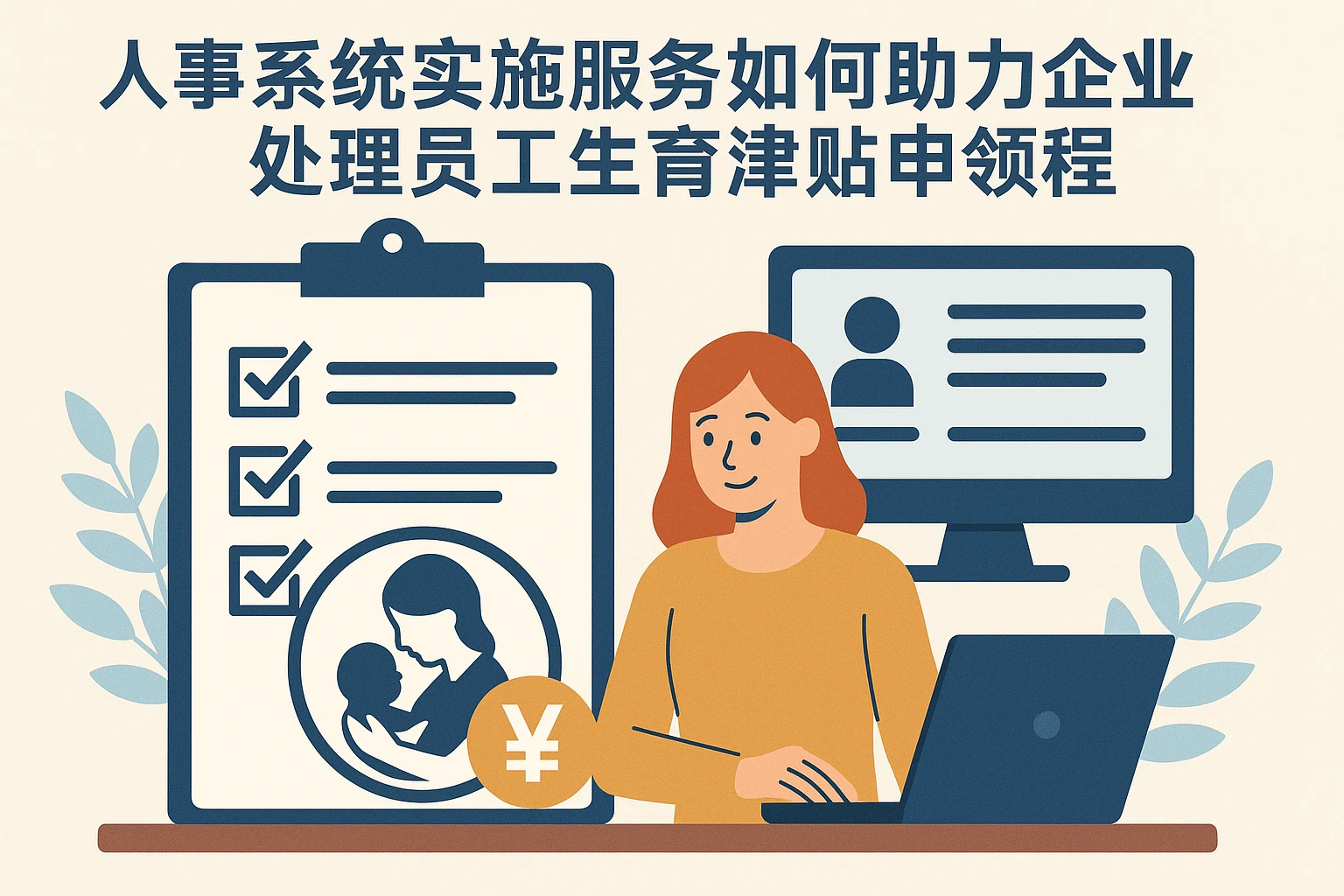 人事系统实施服务如何助力企业处理员工生育津贴申领流程