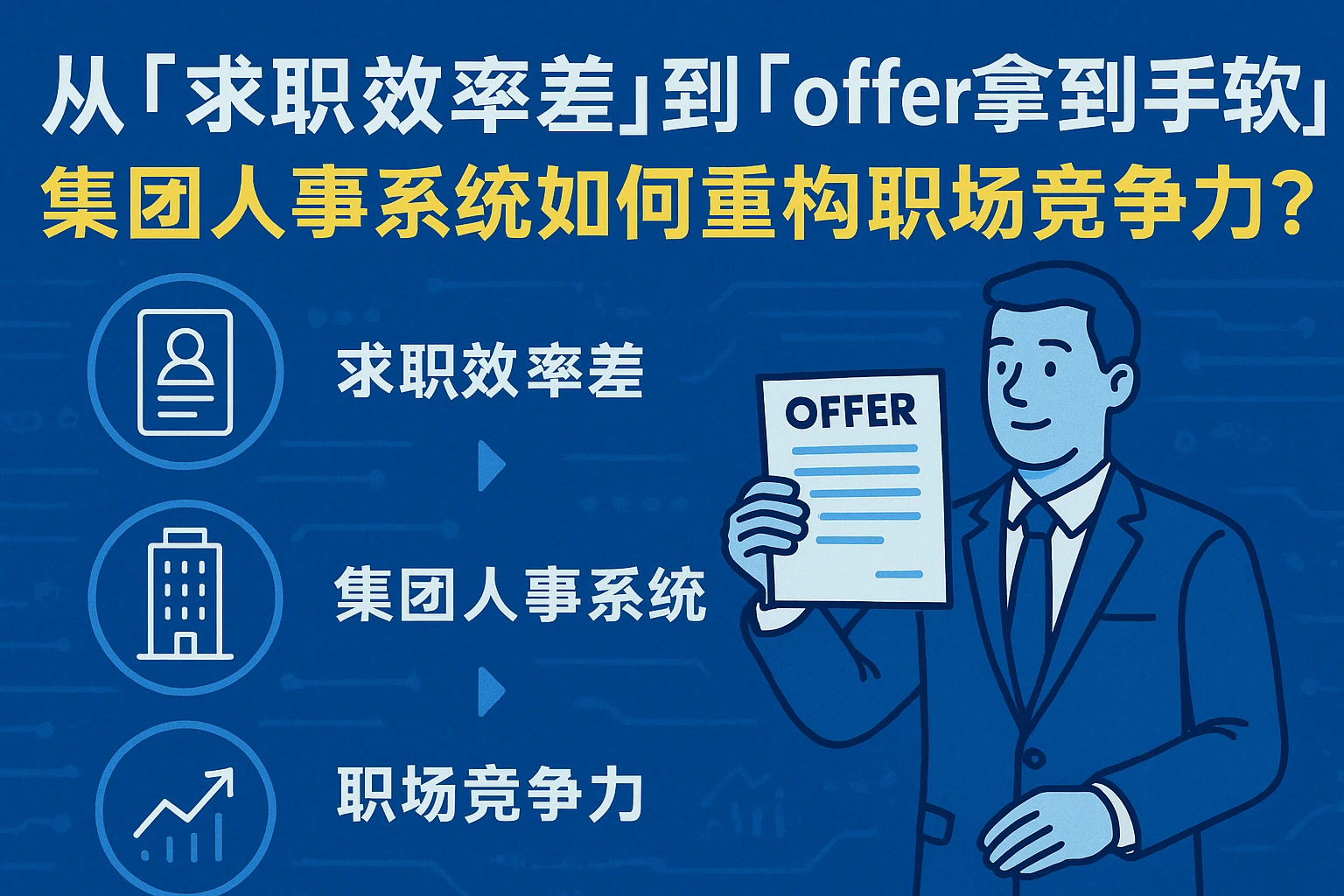 从「求职效率差」到「offer拿到手软」:集团人事系统如何重构职场竞争力?