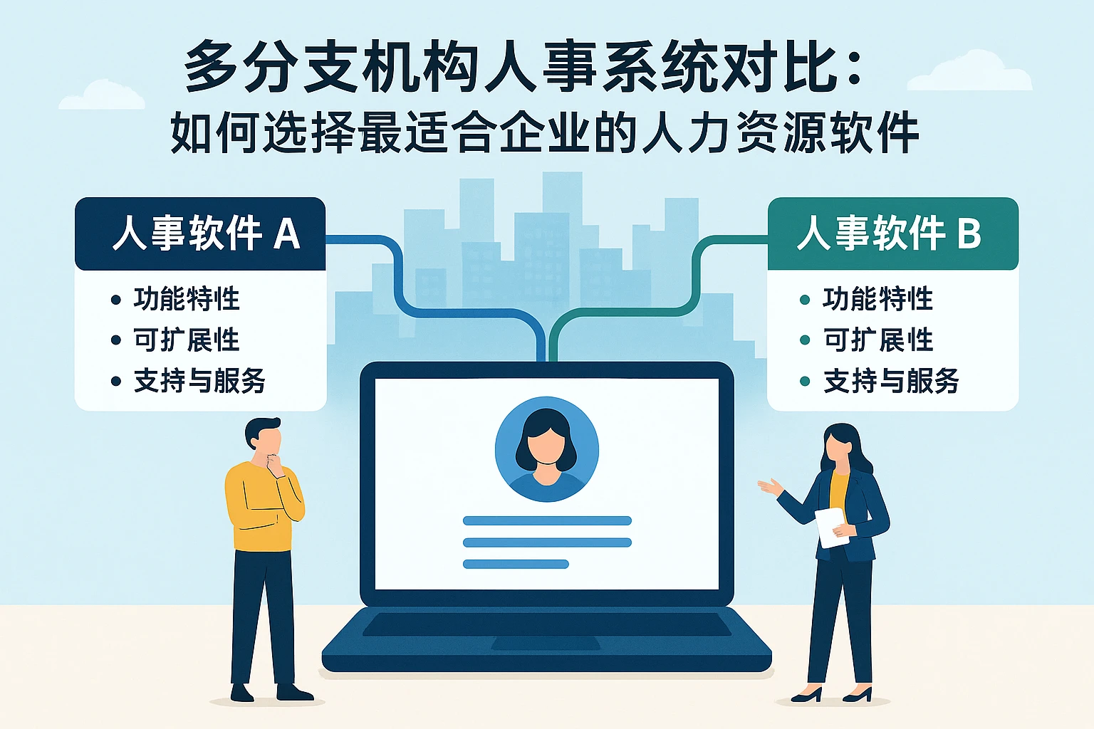 多分支机构人事系统对比：如何选择最适合企业的人力资源软件