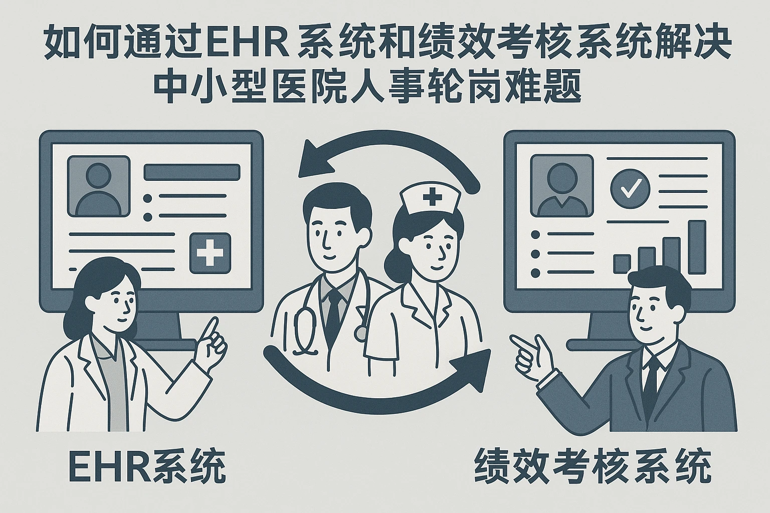 如何通过EHR系统和绩效考核系统解决中小型医院人事轮岗难题