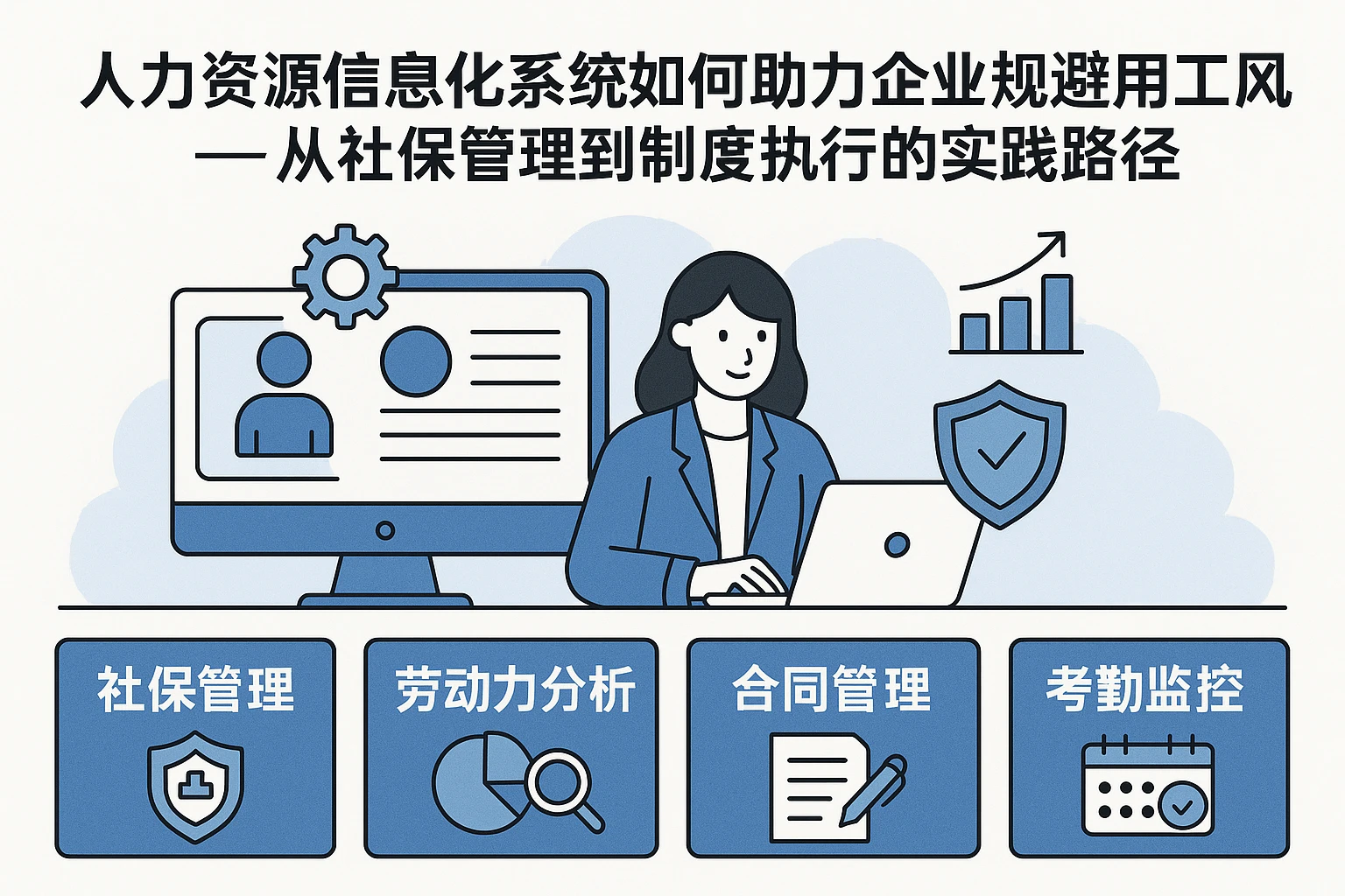 人力资源信息化系统如何助力企业规避用工风险——从社保管理到制度执行的实践路径
