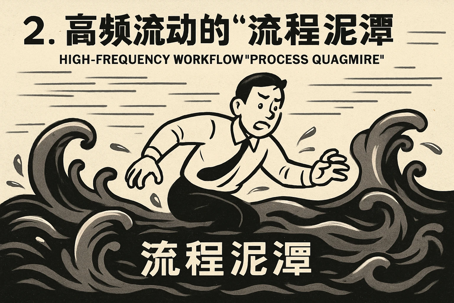 2. 高频流动的“流程泥潭”