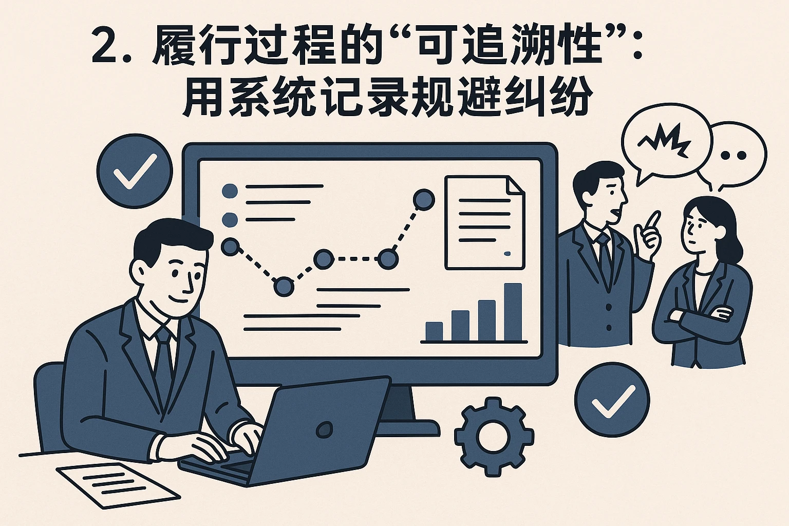 2. 履行过程的“可追溯性”：用系统记录规避纠纷