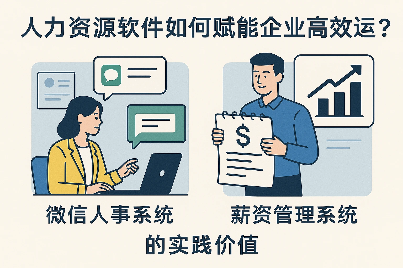 人力资源软件如何赋能企业高效运营？微信人事系统与薪资管理系统的实践价值
