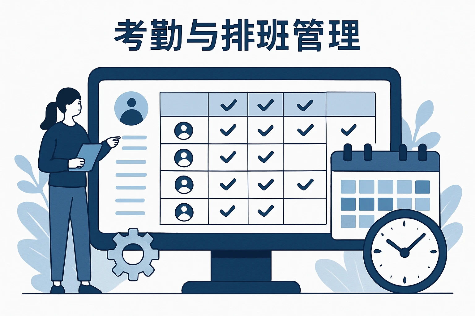 考勤与排班管理功能