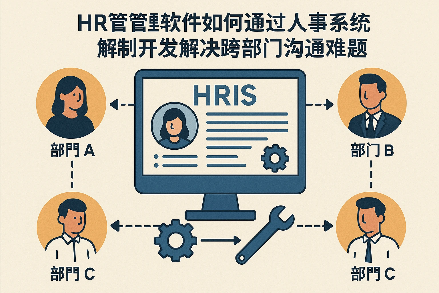 HR管理软件如何通过人事系统定制开发解决跨部门沟通难题