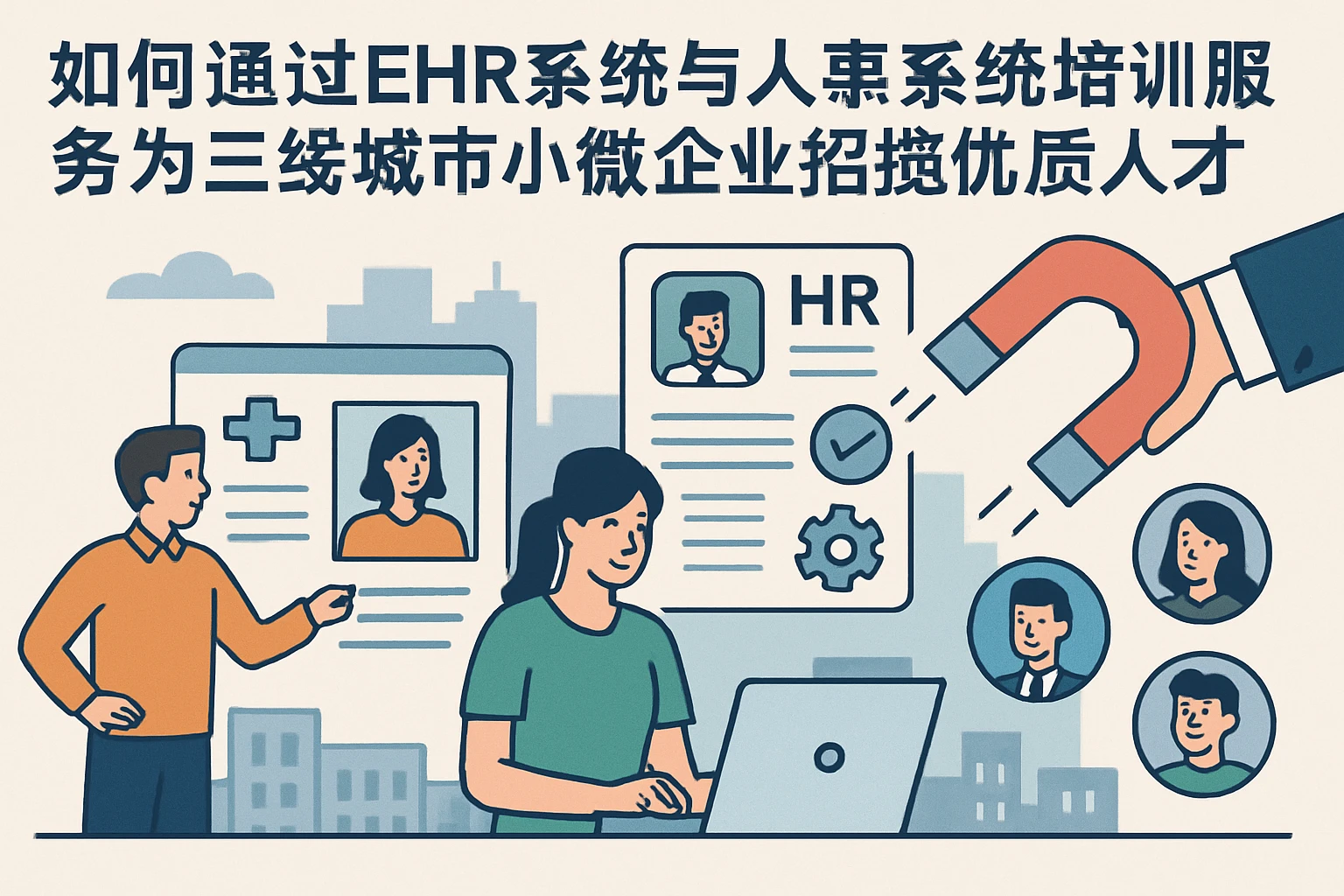 如何通过EHR系统与人事系统培训服务为三线城市小微企业招揽优质人才