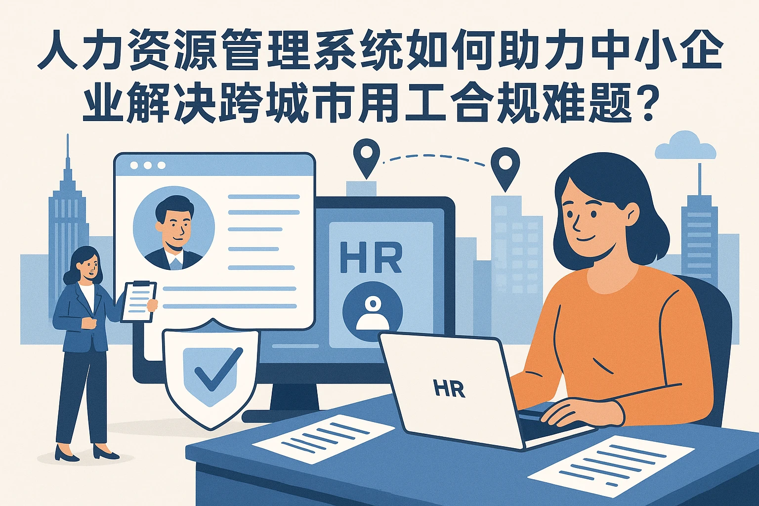 人力资源管理系统如何助力中小企业解决跨城市用工合规难题?