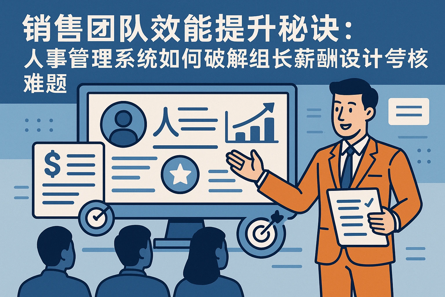 销售团队效能提升秘诀：人事管理系统如何破解组长薪酬设计与考核难题