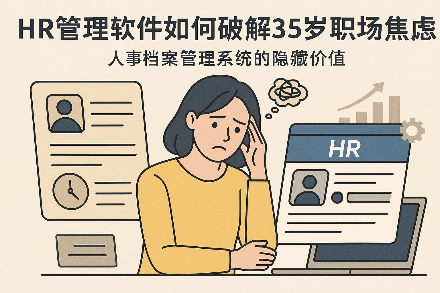 HR管理软件如何破解35岁职场焦虑？人事档案管理系统的隐藏价值