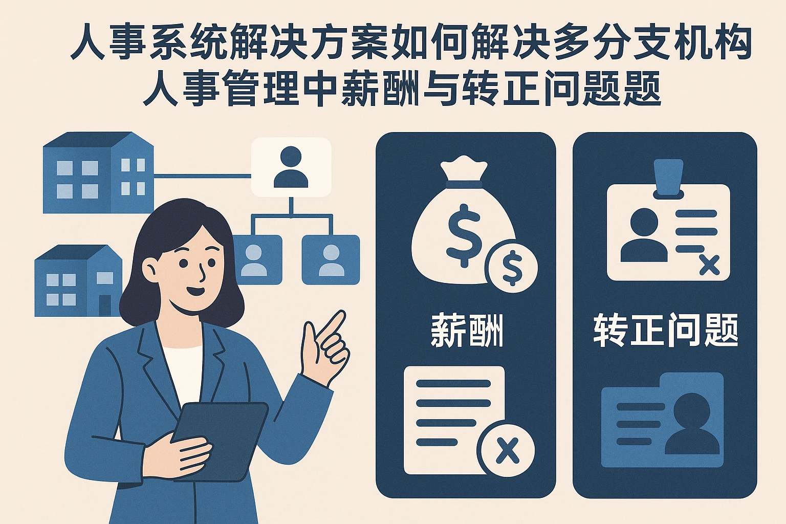 人事系统解决方案如何解决多分支机构人事管理中的薪酬与转正问题