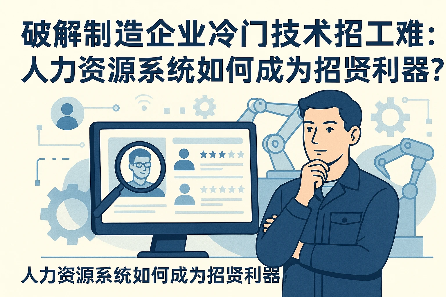 破解制造企业冷门技术招工难：人力资源系统如何成为招贤利器？