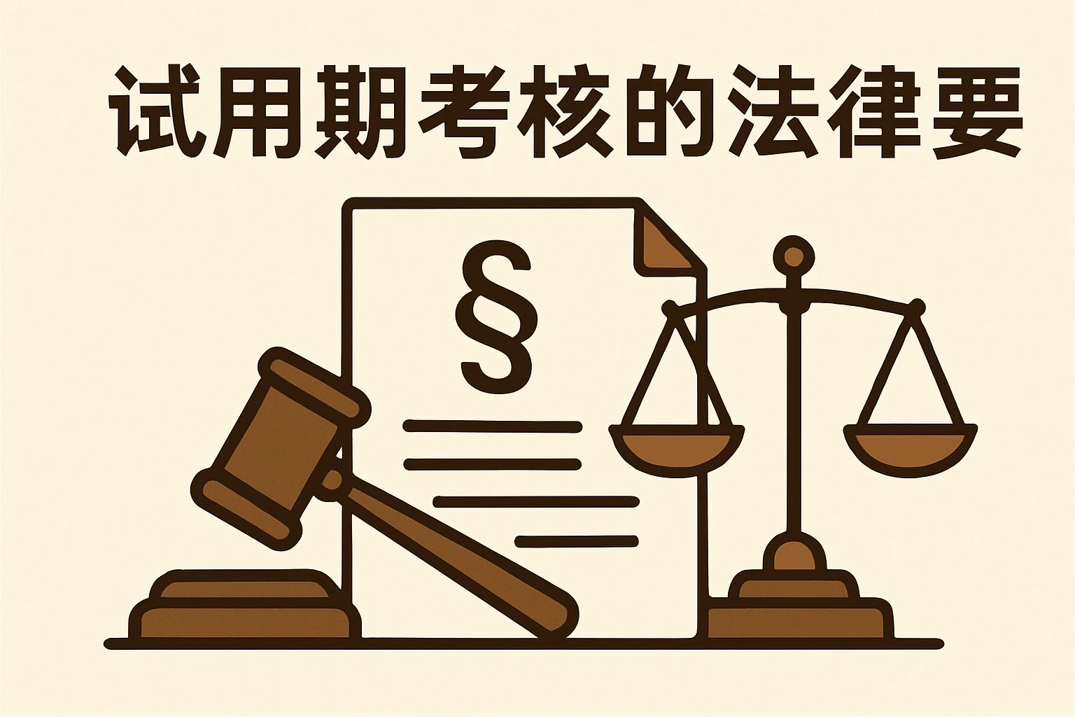 试用期考核的法律要求