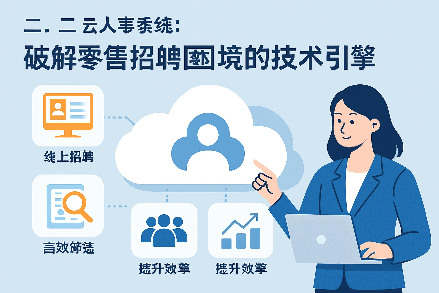 二、云人事系统：破解零售招聘困境的技术引擎