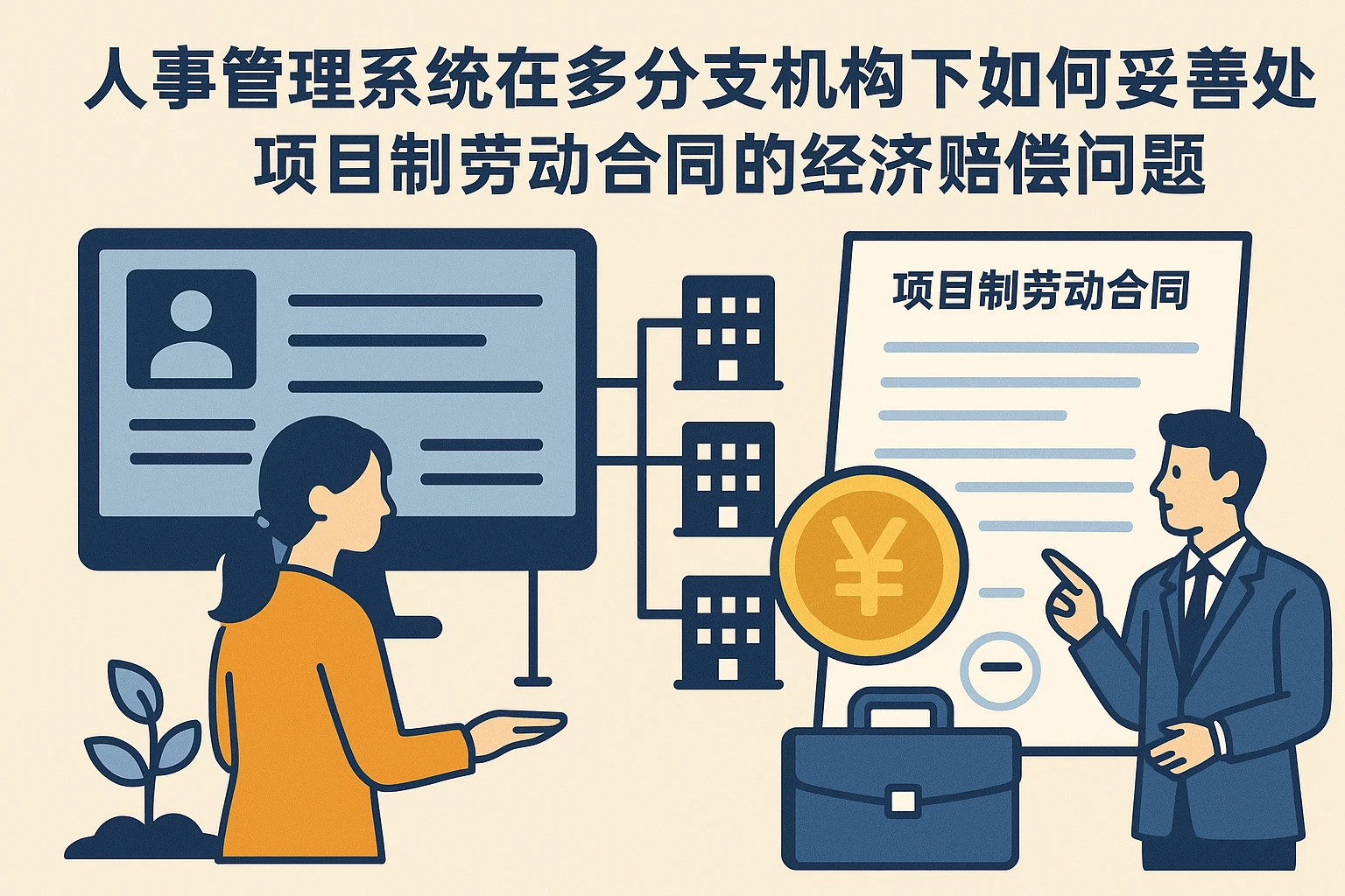 人事管理系统在多分支机构下如何妥善处理项目制劳动合同的经济赔偿问题