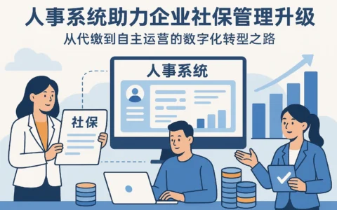 人事系统助力企业社保管理升级：从代缴到自主运营的数字化转型之路