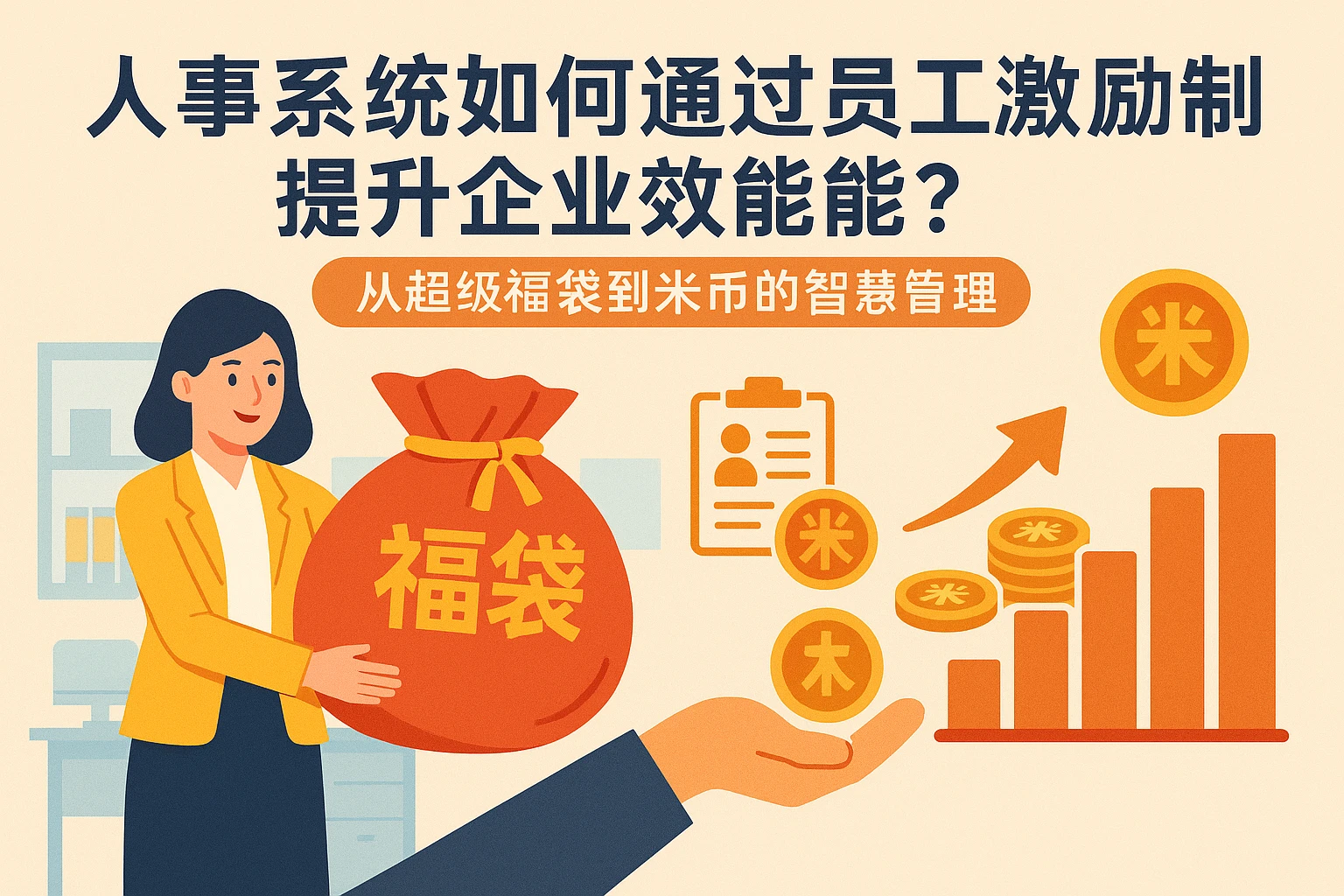 人事系统如何通过员工激励机制提升企业效能？从超级福袋到米币的智慧管理