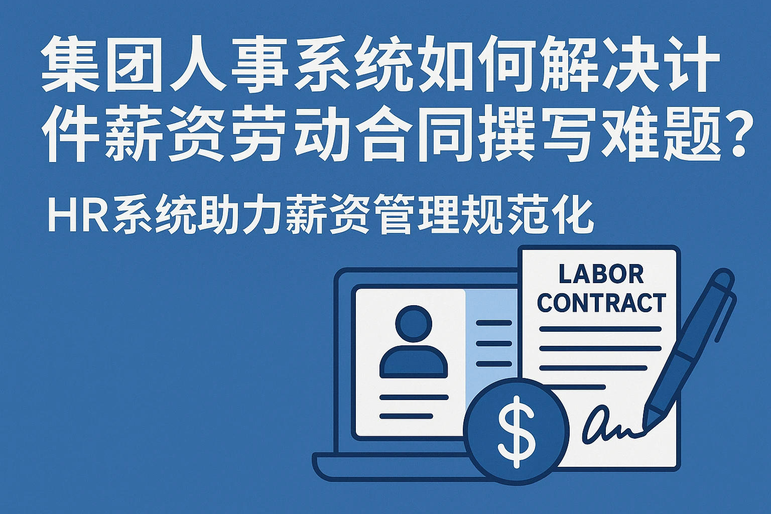 集团人事系统如何解决计件薪资劳动合同撰写难题?HR系统助力薪资管理规范化