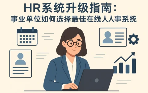 HR系统升级指南：事业单位如何选择最佳在线人事系统