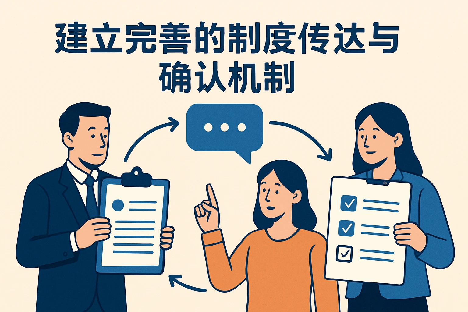 建立完善的制度传达与确认机制