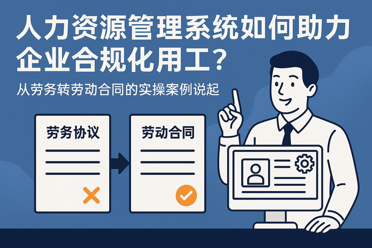 人力资源管理系统如何助力企业合规化用工?从劳务转劳动合同的实操案例说起