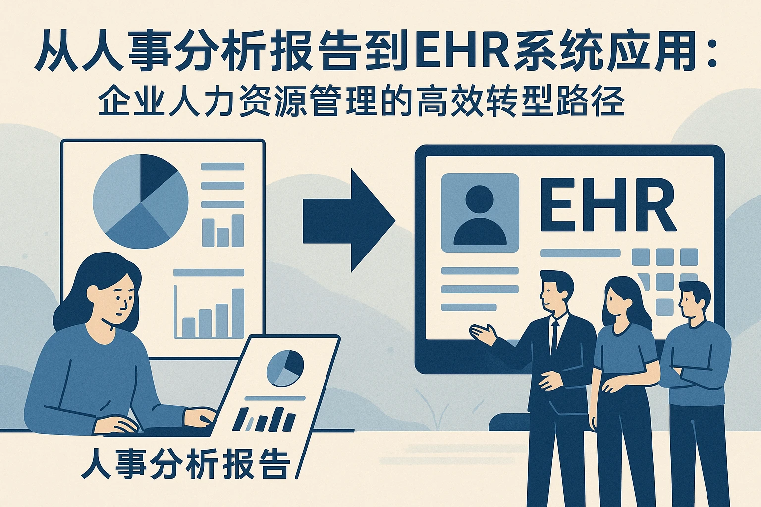 从人事分析报告到EHR系统应用：企业人力资源管理的高效转型路径