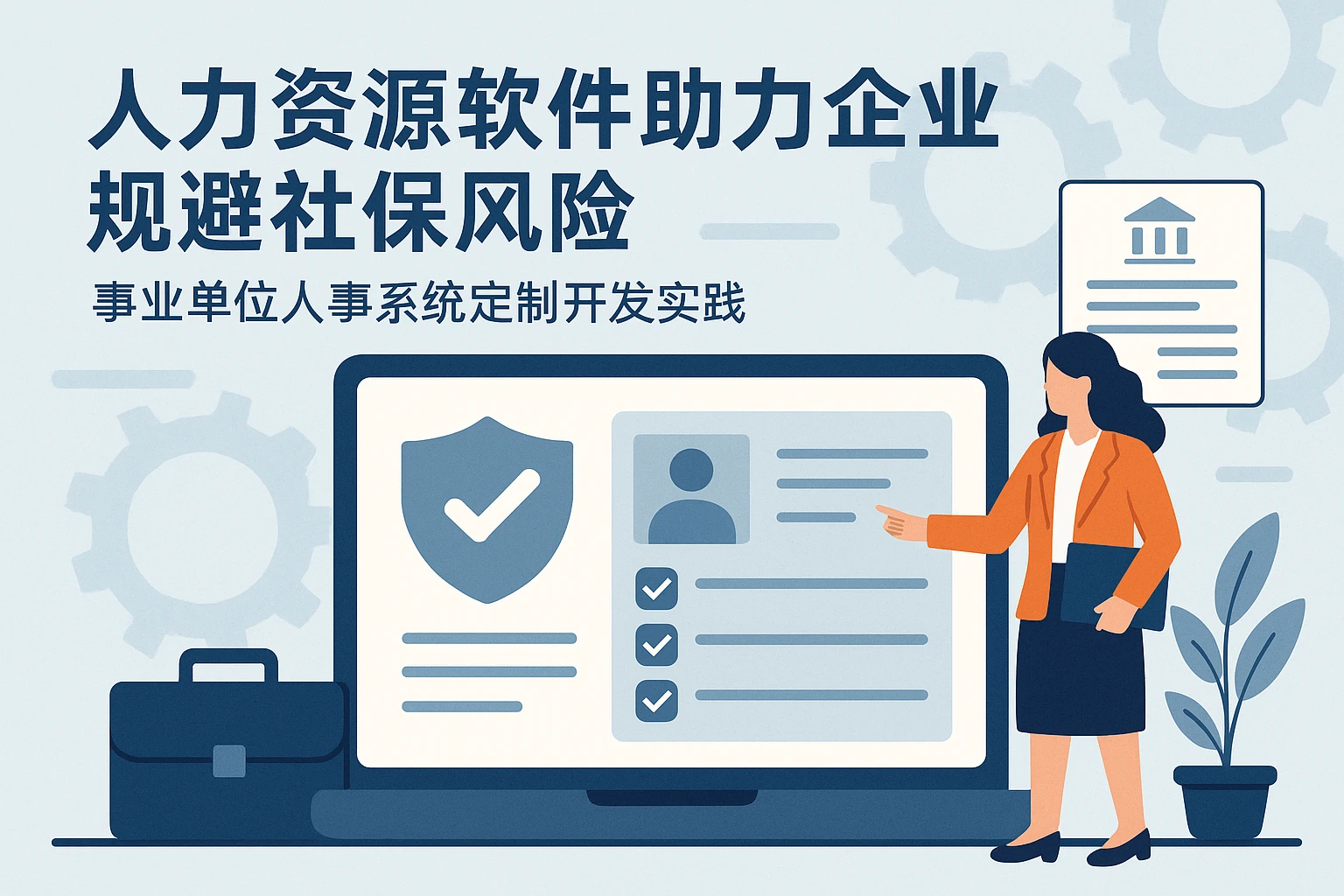 人力资源软件助力企业规避社保风险:事业单位人事系统定制开发实践