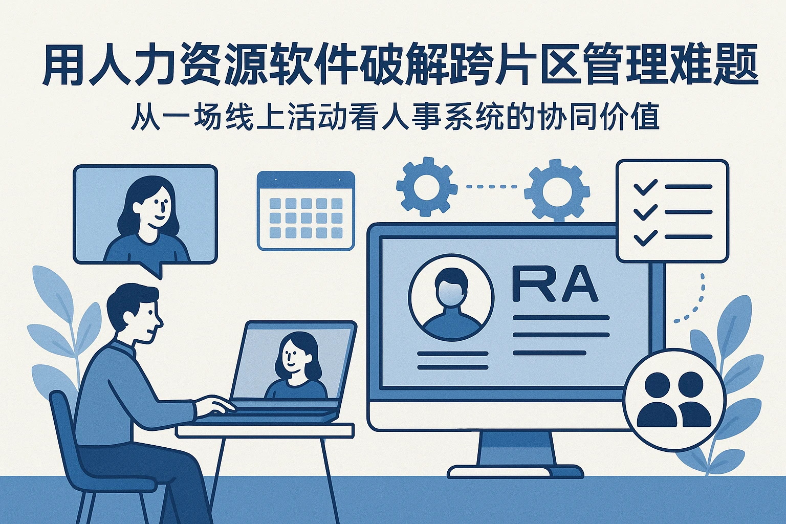 用人力资源软件破解跨片区管理难题:从一场线上活动看人事系统的协同价值