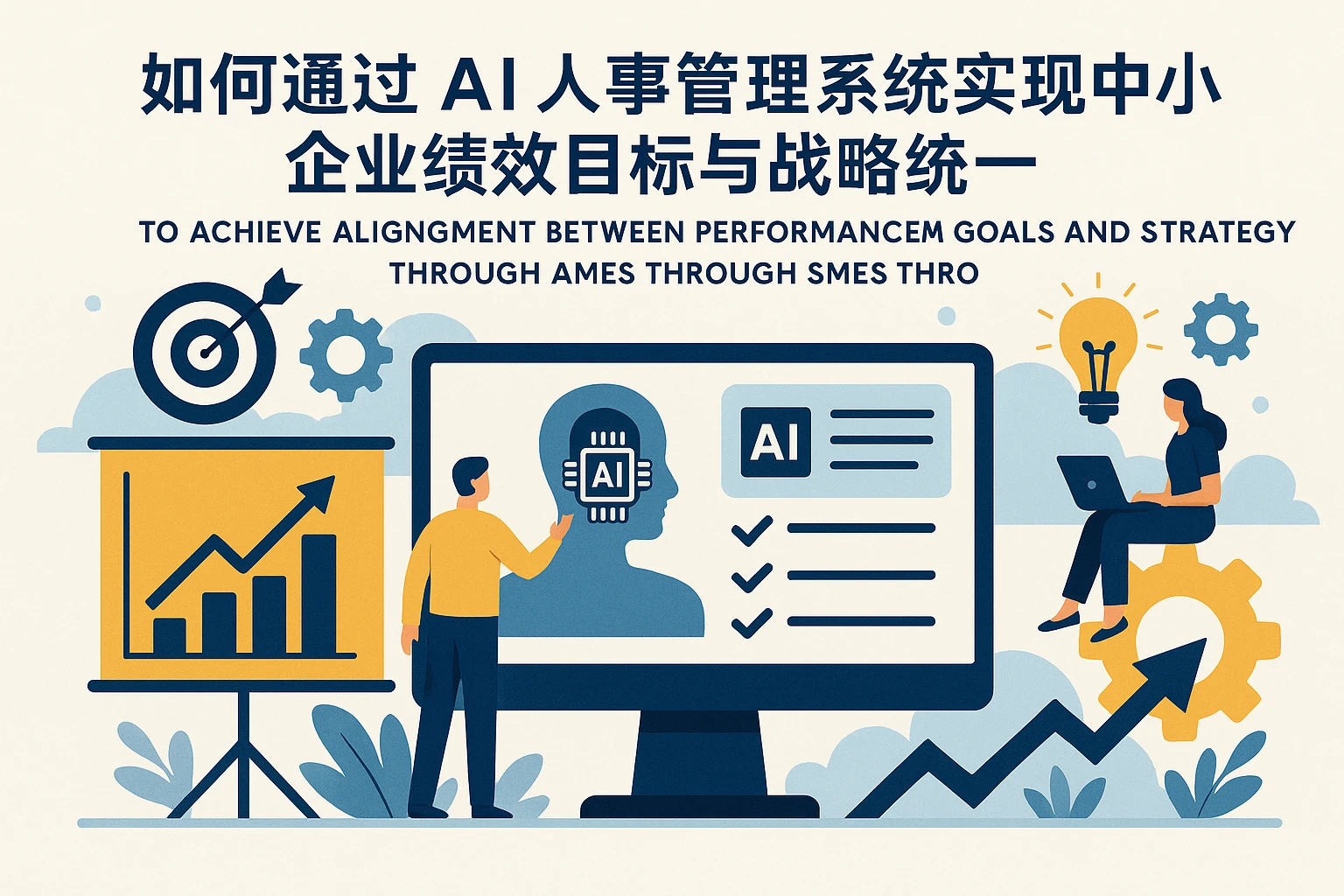 如何通过AI人事管理系统实现中小企业绩效目标与战略统一