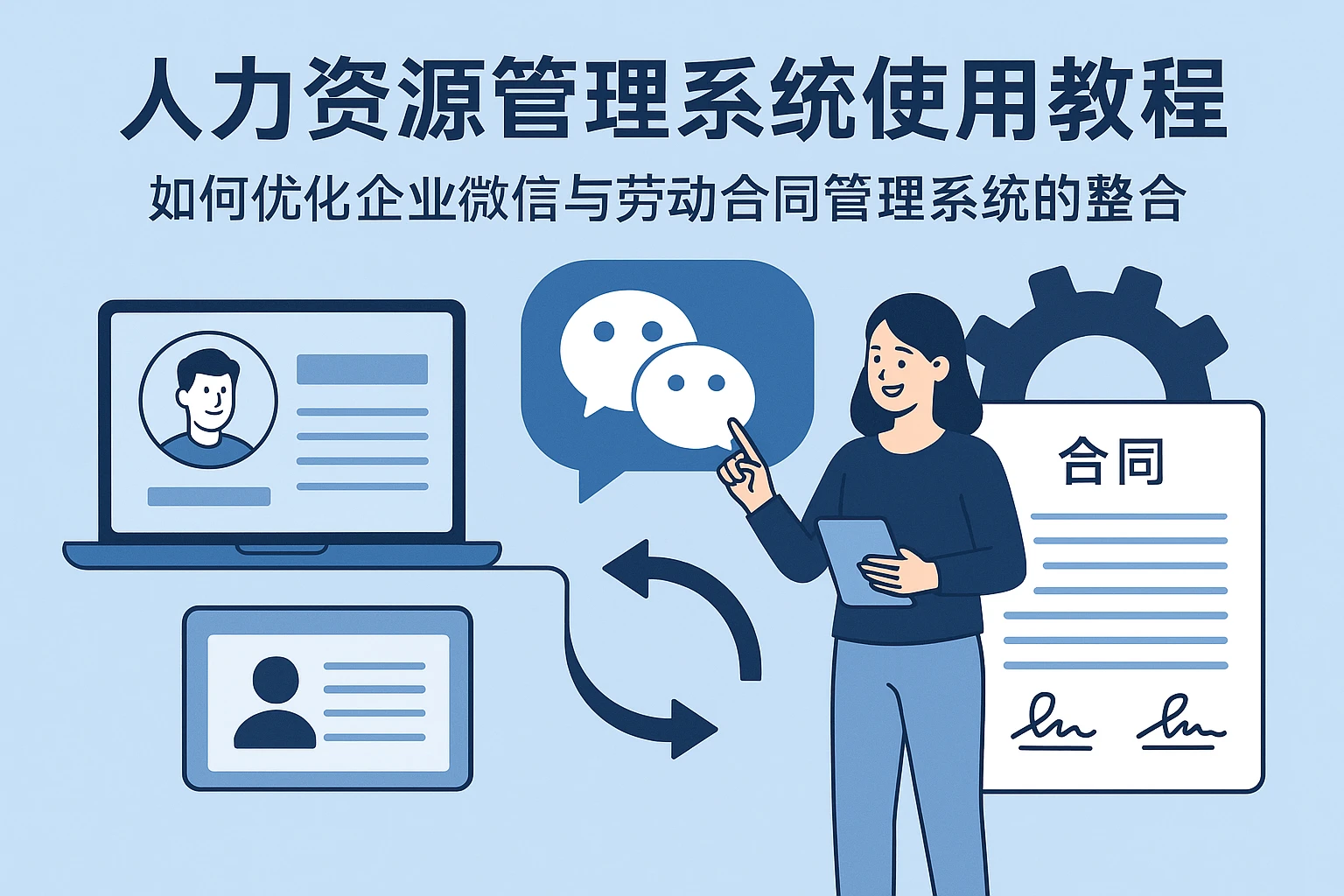 人力资源管理系统使用教程:如何优化企业微信与劳动合同管理系统的整合