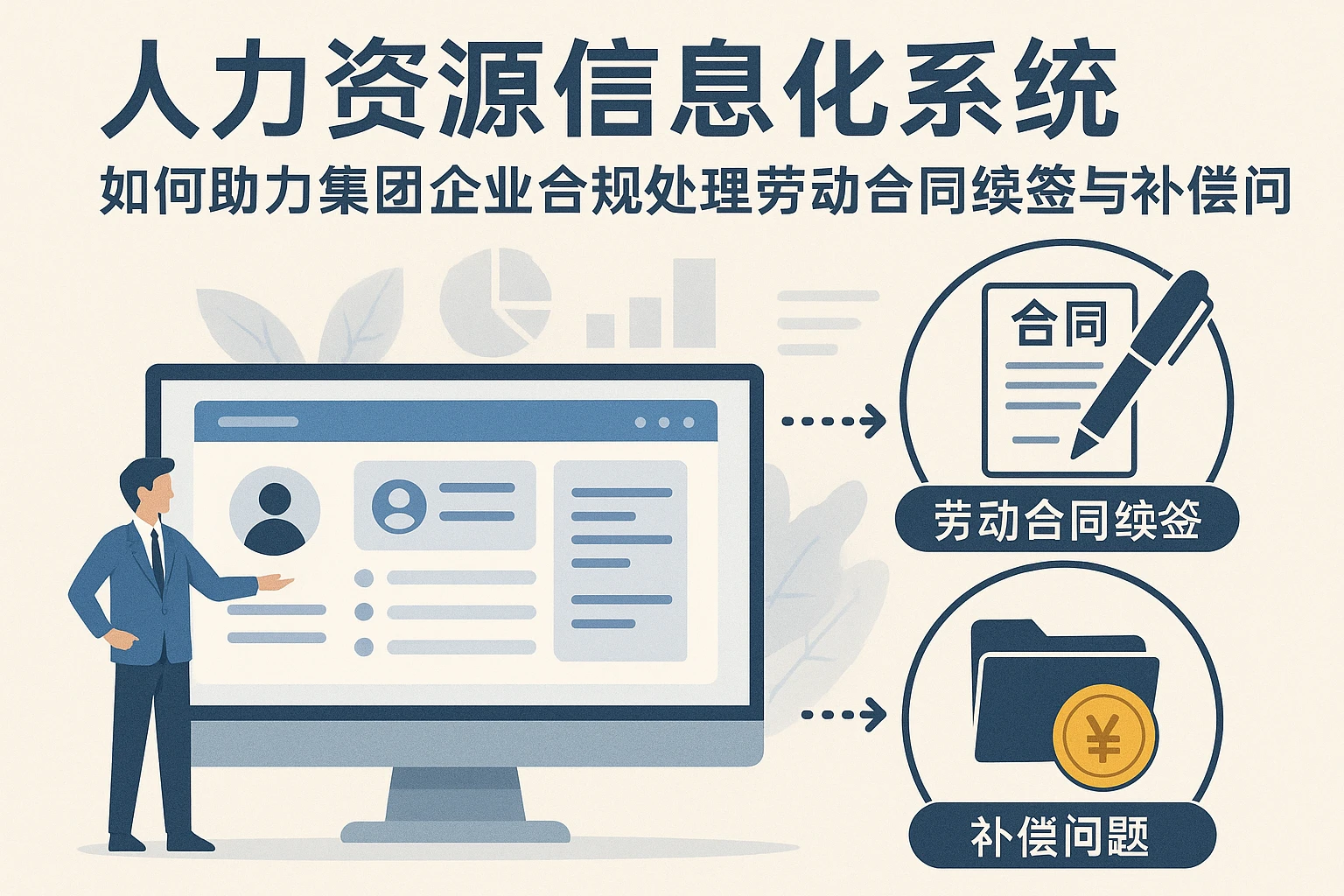 人力资源信息化系统如何助力集团企业合规处理劳动合同续签与补偿问题