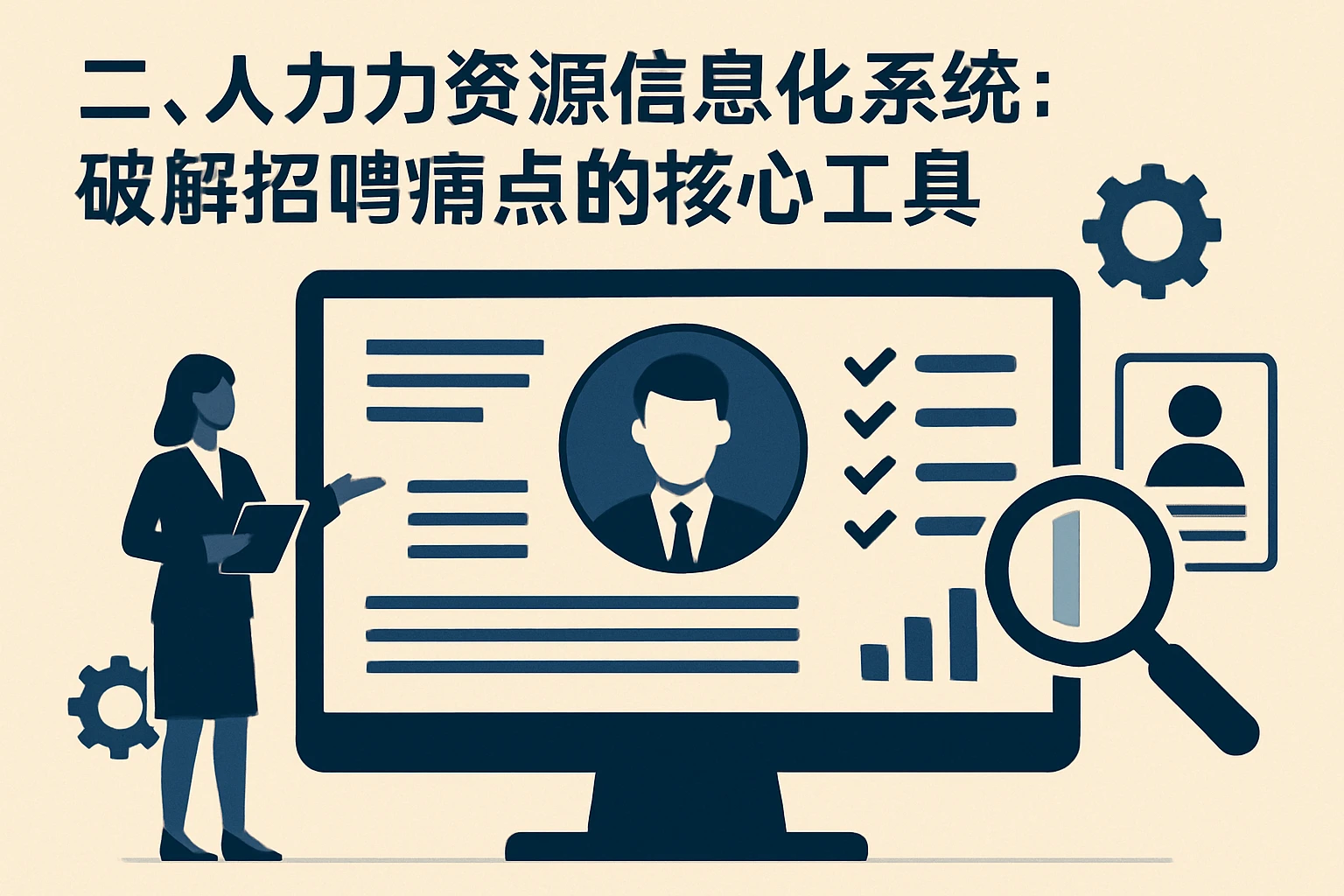 二、人力资源信息化系统:破解招聘痛点的核心工具