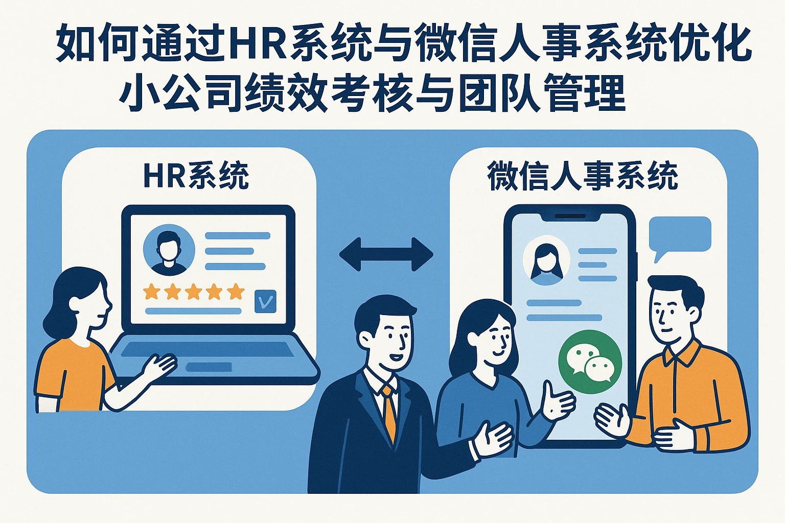 如何通过HR系统与微信人事系统优化小公司绩效考核与团队管理