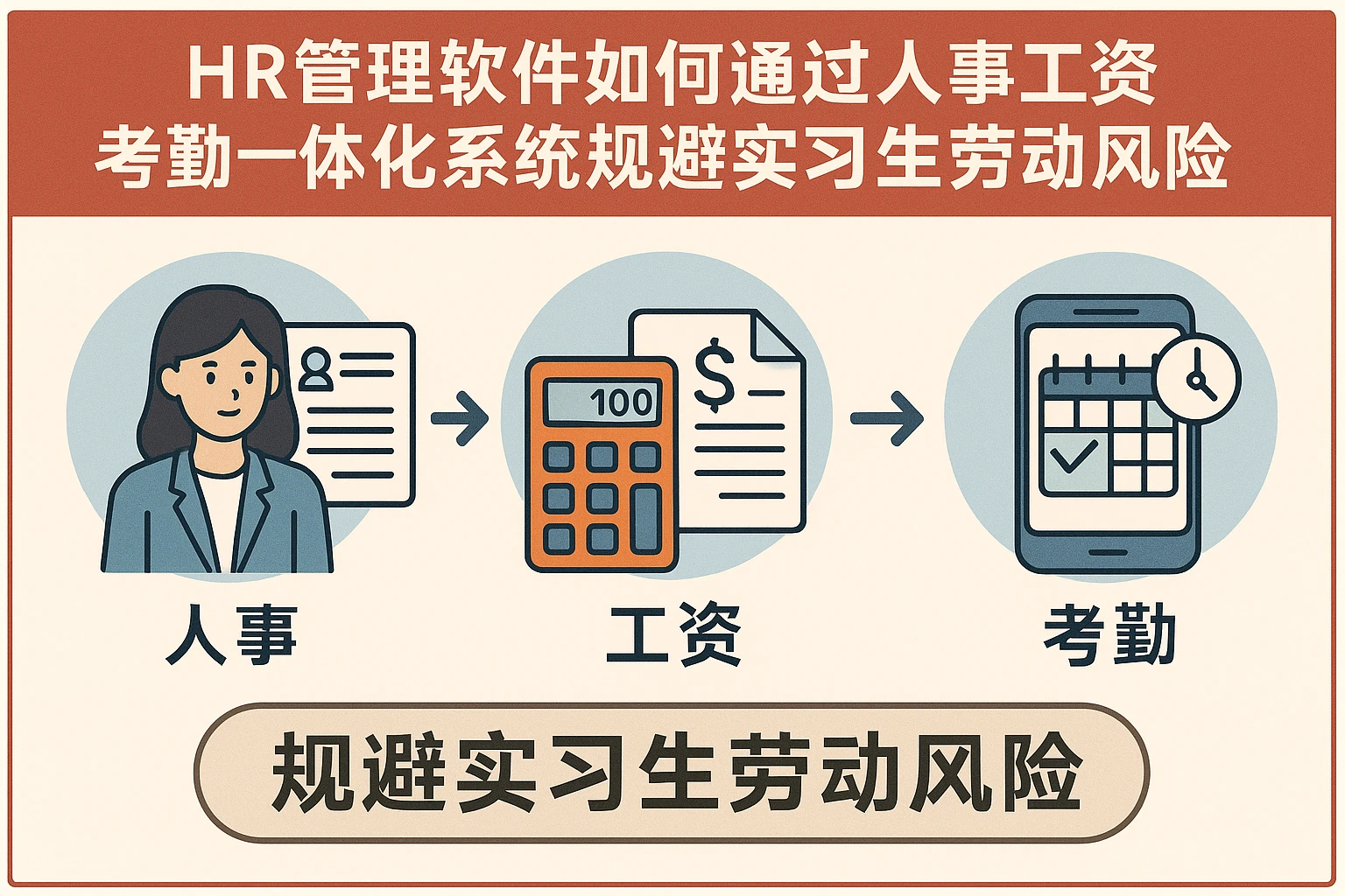 HR管理软件如何通过人事工资考勤一体化系统规避实习生劳动风险