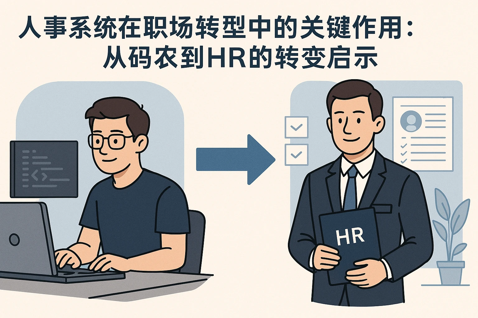 人事系统在职场转型中的关键作用:从码农到HR的转变启示
