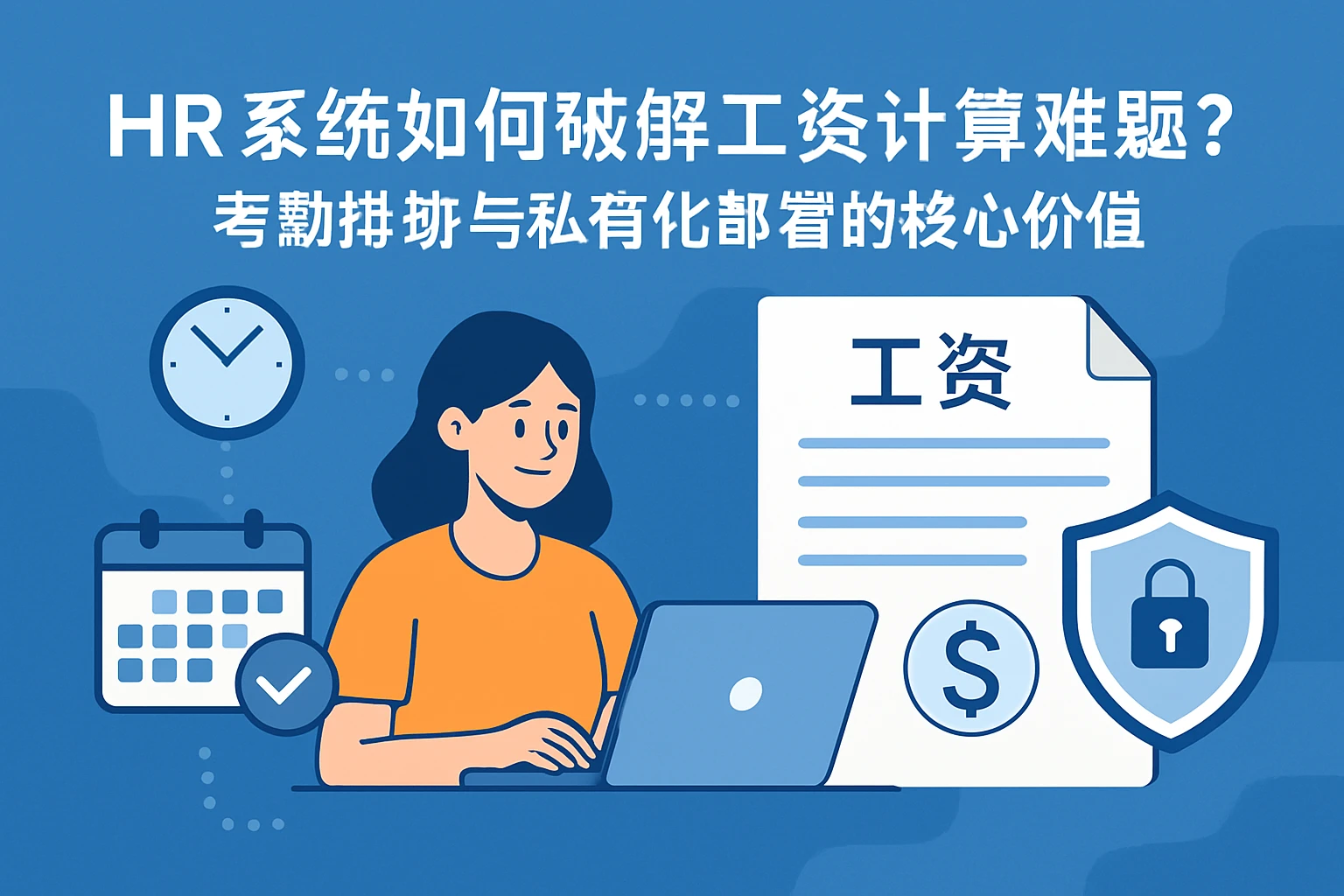 HR系统如何破解工资计算难题？考勤排班与私有化部署的核心价值