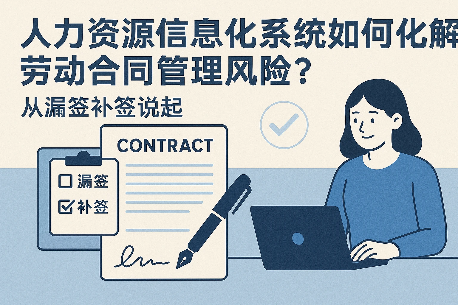 人力资源信息化系统如何化解劳动合同管理风险？从漏签补签说起