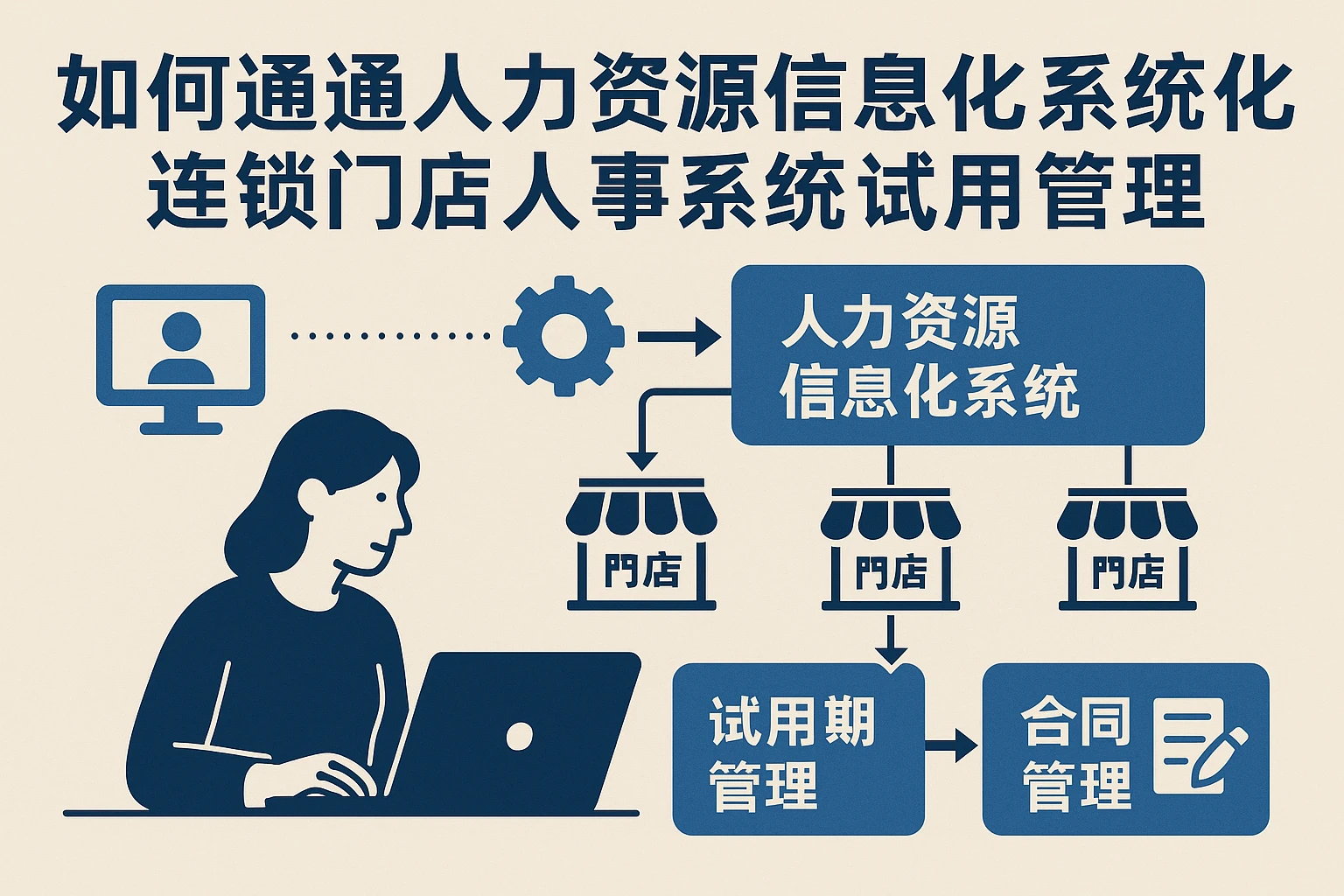 如何通过人力资源信息化系统优化连锁门店人事系统试用与合同管理