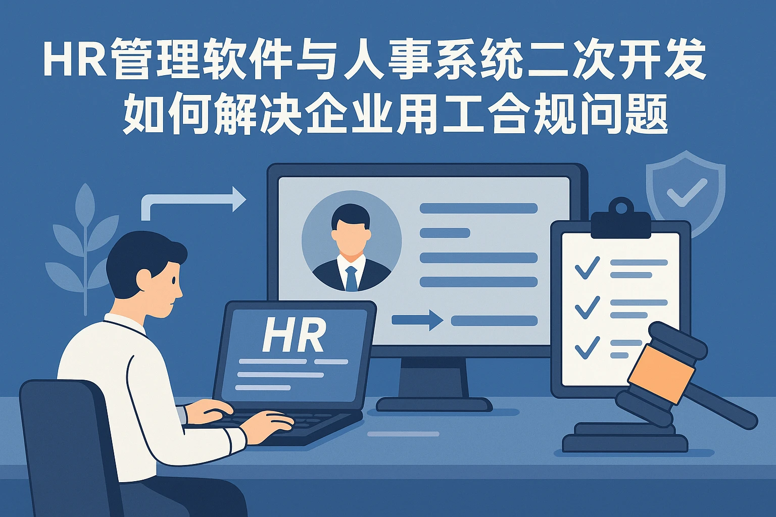 HR管理软件与人事系统二次开发如何解决企业用工合规问题