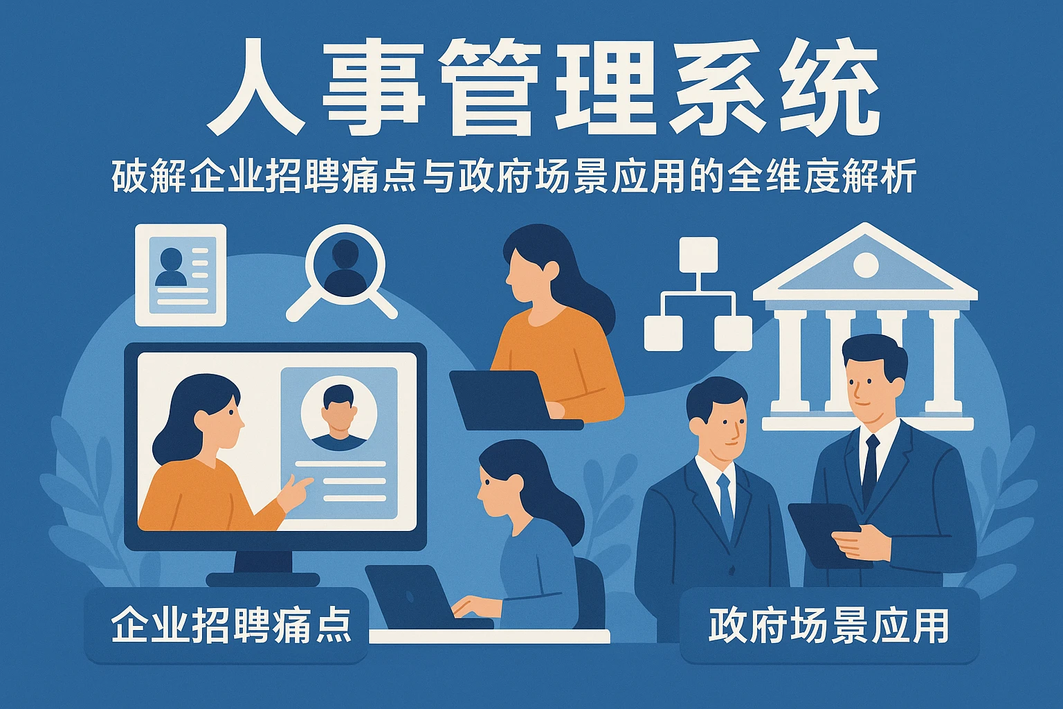 人事管理系统:破解企业招聘痛点与政府场景应用的全维度解析