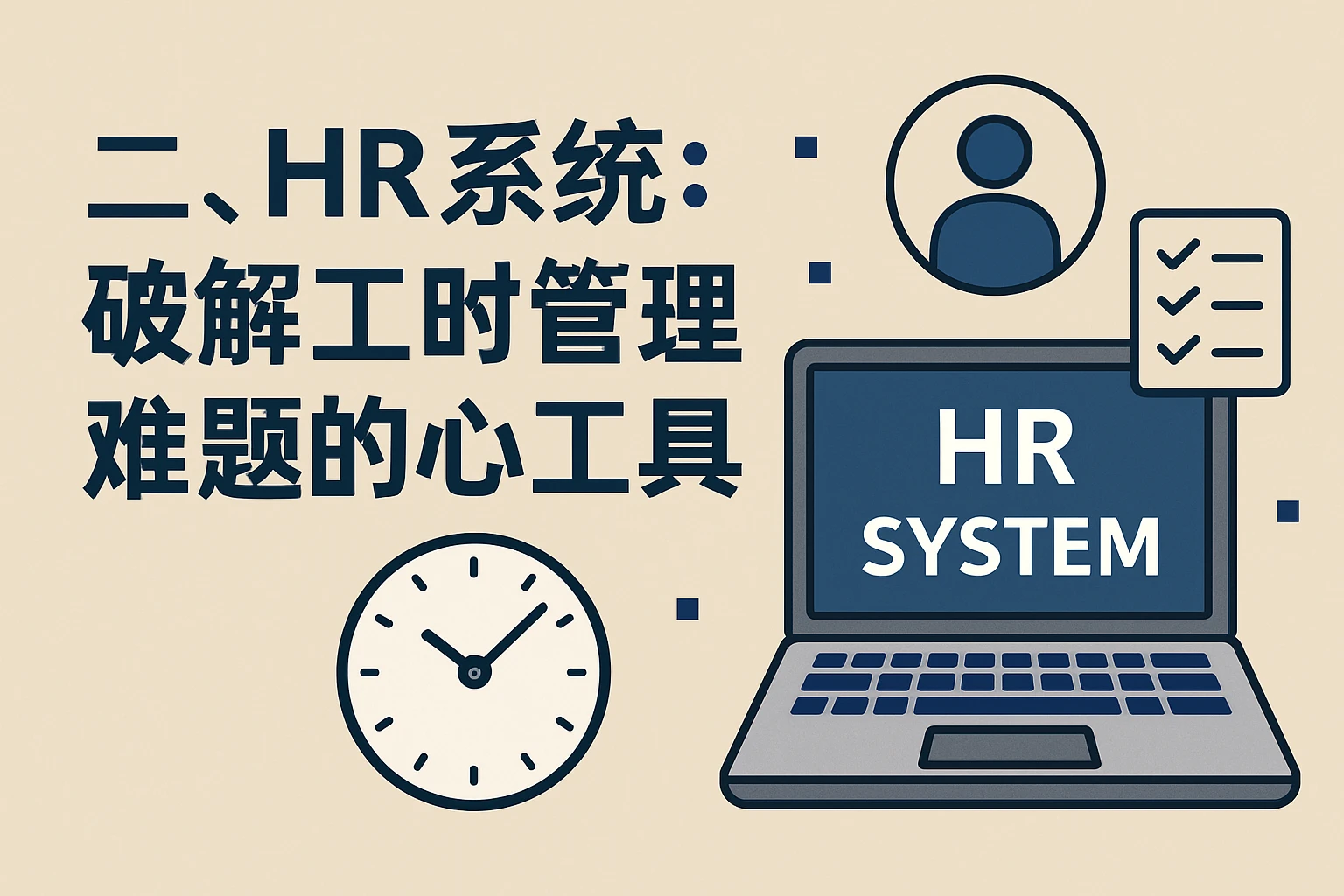 二、HR系统：破解工时管理难题的核心工具