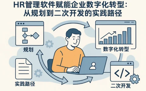 HR管理软件赋能企业数字化转型：从规划到二次开发的实践路径