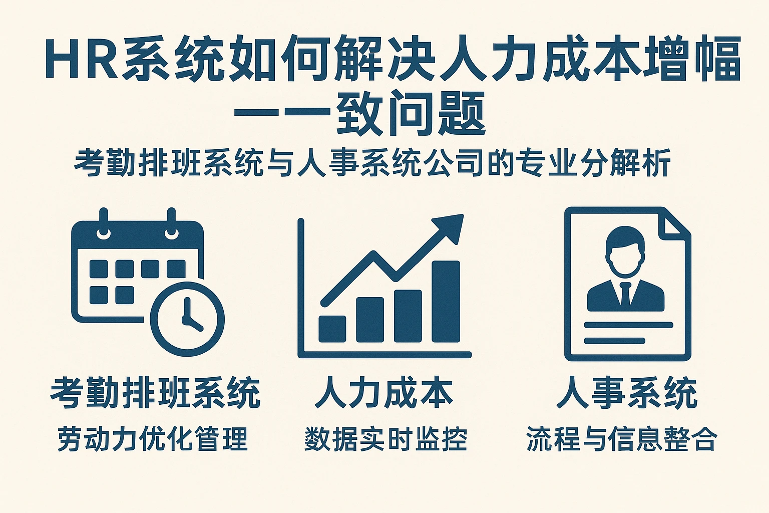 HR系统如何解决人力成本增幅不一致问题 - 考勤排班系统与人事系统公司的专业解析