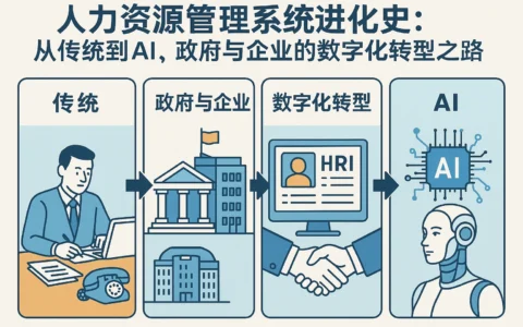 人力资源管理系统进化史：从传统到AI，政府与企业的数字化转型之路