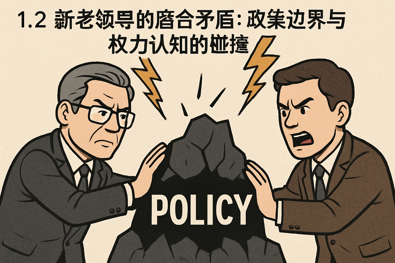 1.2 新老领导的磨合矛盾：政策边界与权力认知的碰撞